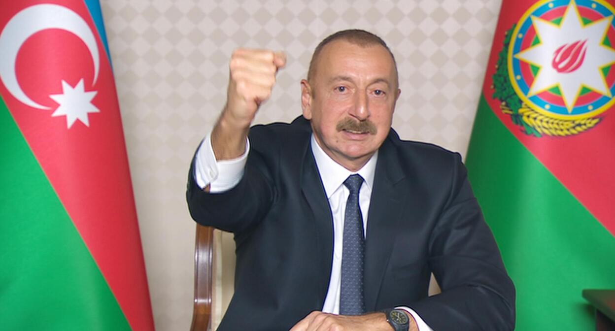 Ильхам Алиев. Фото: https://president.az/ru/articles/view/43696